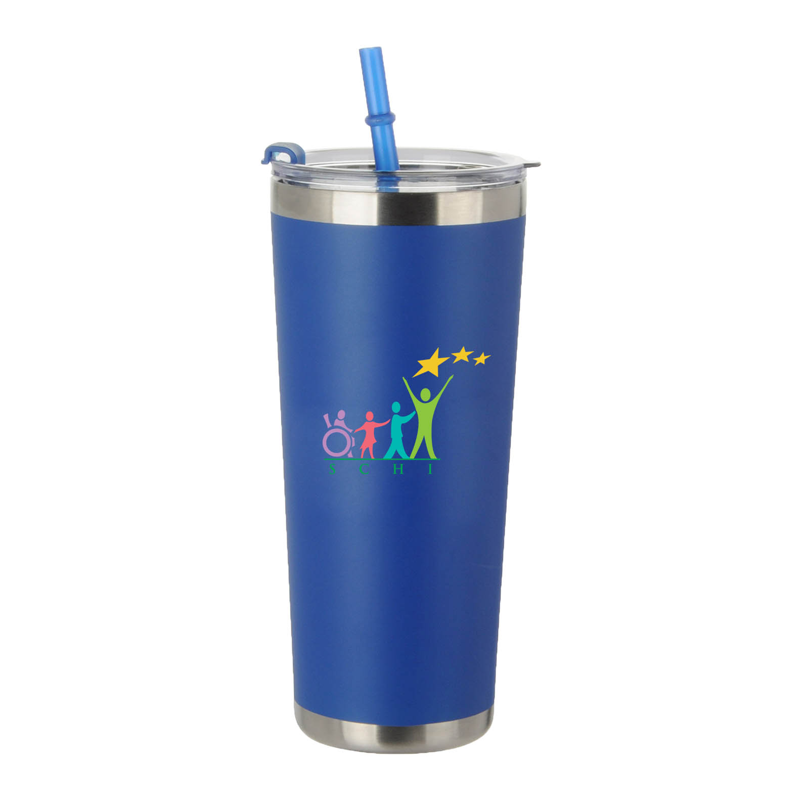 JORNIKOLOR 20 Oz. Stainless Steel Tumbler w/Straw 1