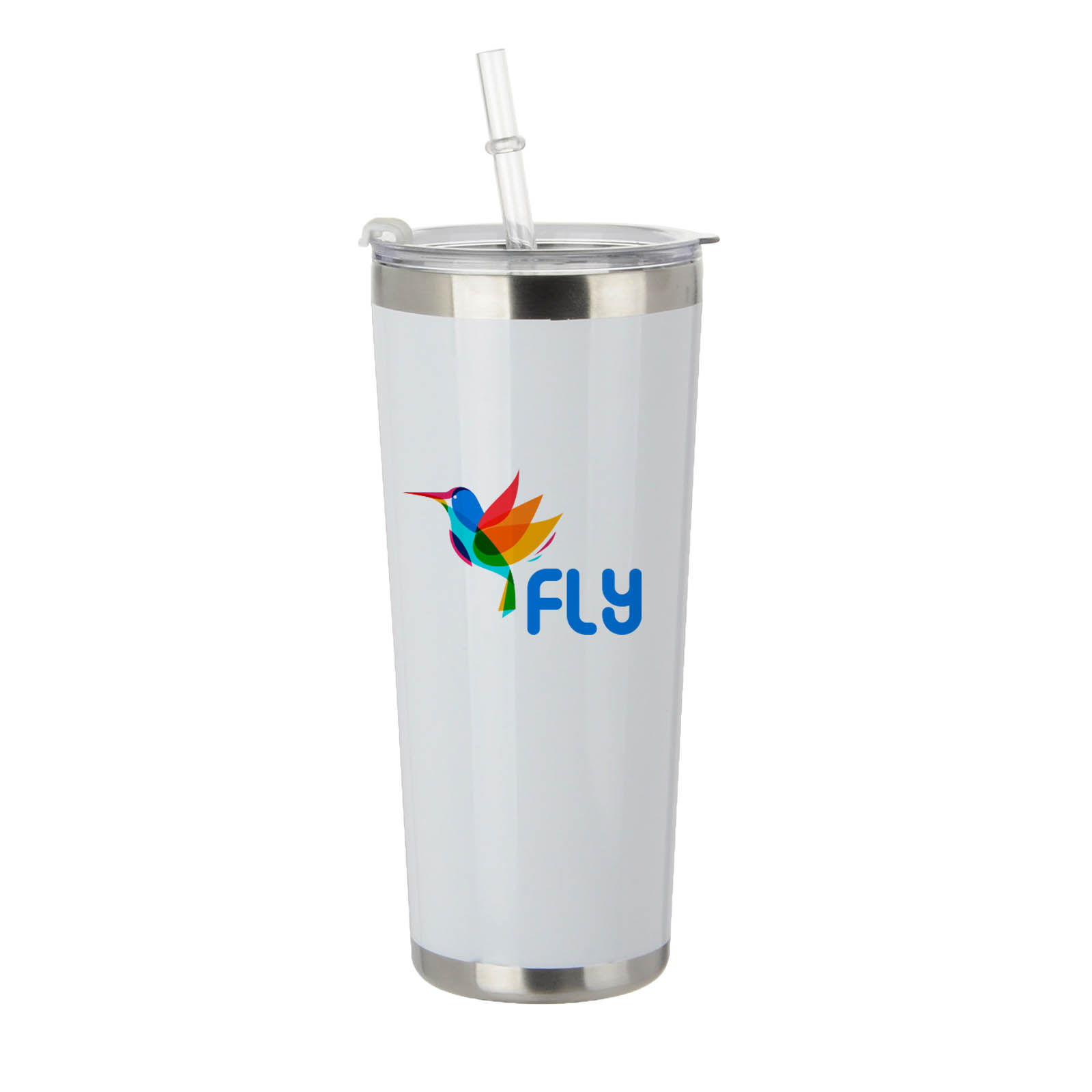JORNIKOLOR 20 Oz. Stainless Steel Tumbler w/Straw 1