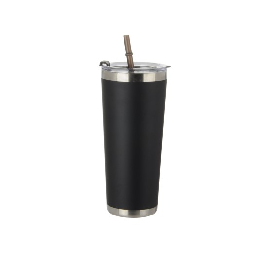 JORNIKOLOR 20 Oz. Stainless Steel Tumbler w/Straw 1