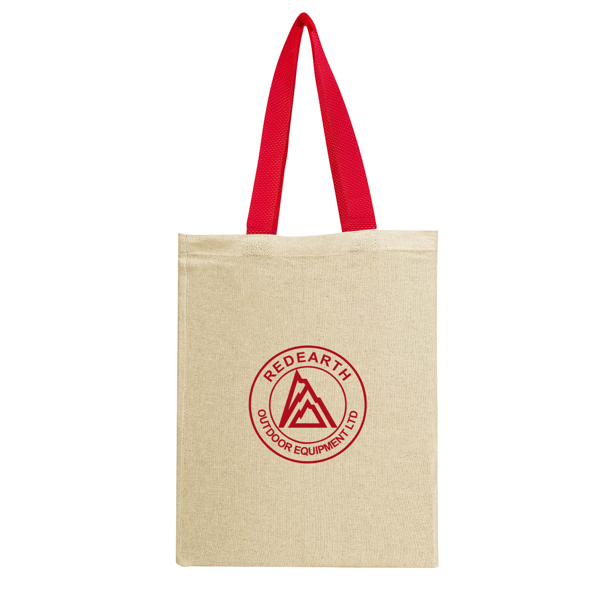 Natural Cotton Canvas Grocery Tote Bag 1