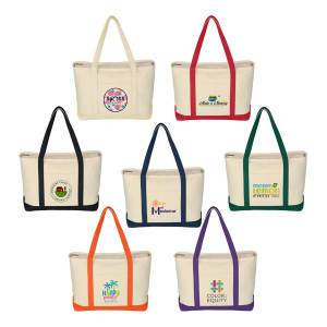 Jornikolor Large 24 oz. Starboard Recycled Cotton Canvas Tote Bag 1 Jornikolor Large 24 oz. Starboard Recycled Cotton Canvas Tote Bag 1