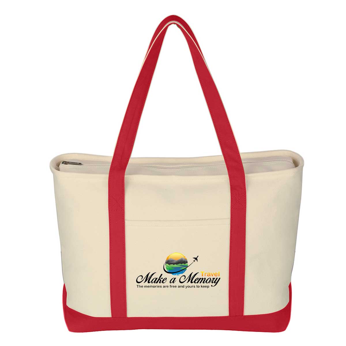 Jornikolor Large 24 oz. Starboard Recycled Cotton Canvas Tote Bag 1