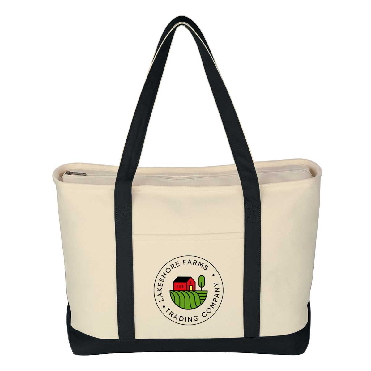 Jornikolor Large 24 oz. Starboard Recycled Cotton Canvas Tote Bag 1