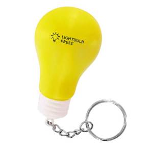 Light Bulb Stress Reliever Keychain 1 Light Bulb Stress Reliever Keychain 1