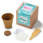 Garden of Hope Planter in Kraft Gift Box (Teal Blue) 1 Garden of Hope Planter in Kraft Gift Box (Teal Blue) 1