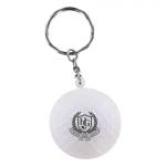 Golf Ball Stress Reliever Keychain - White/Black Golf Ball Stress Reliever Keychain - White/Black