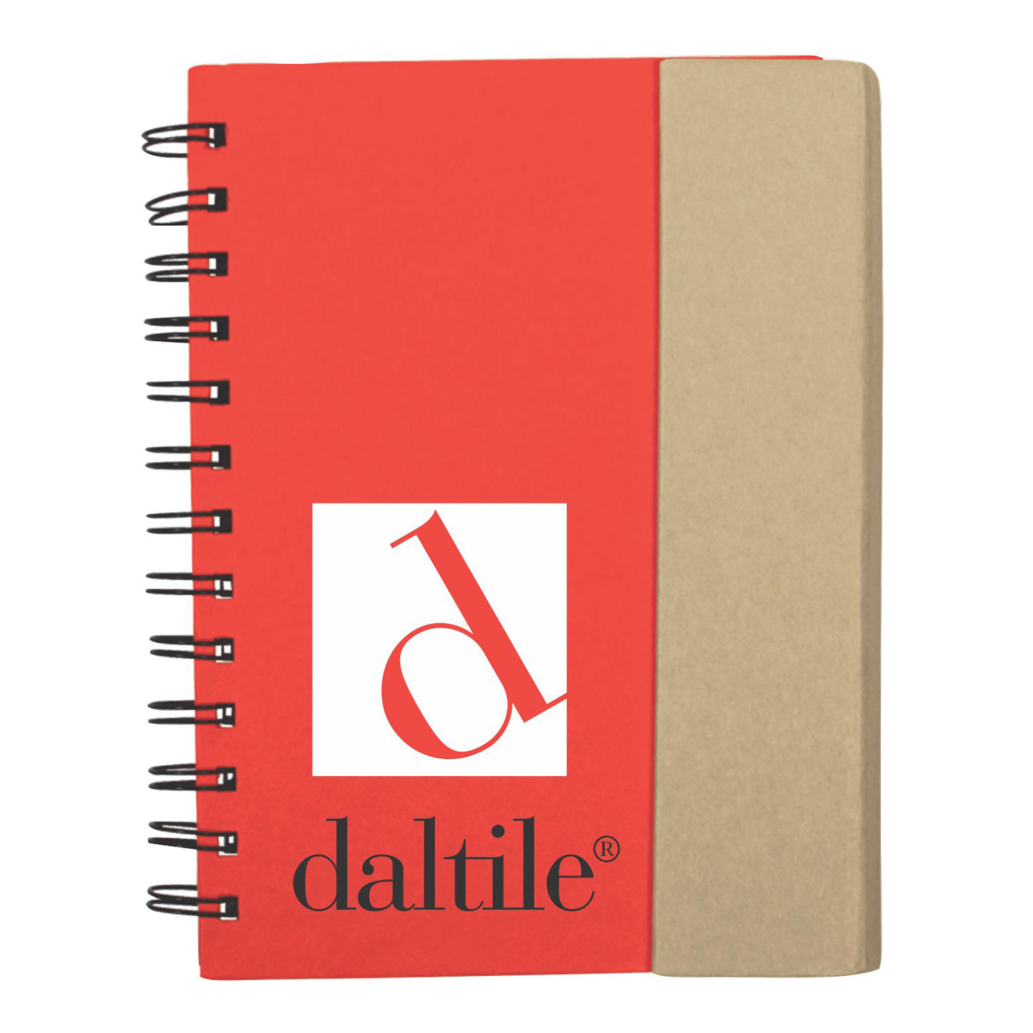 Eco-Recycled Journal w/Sticky Notes, Flags, & Pen 1