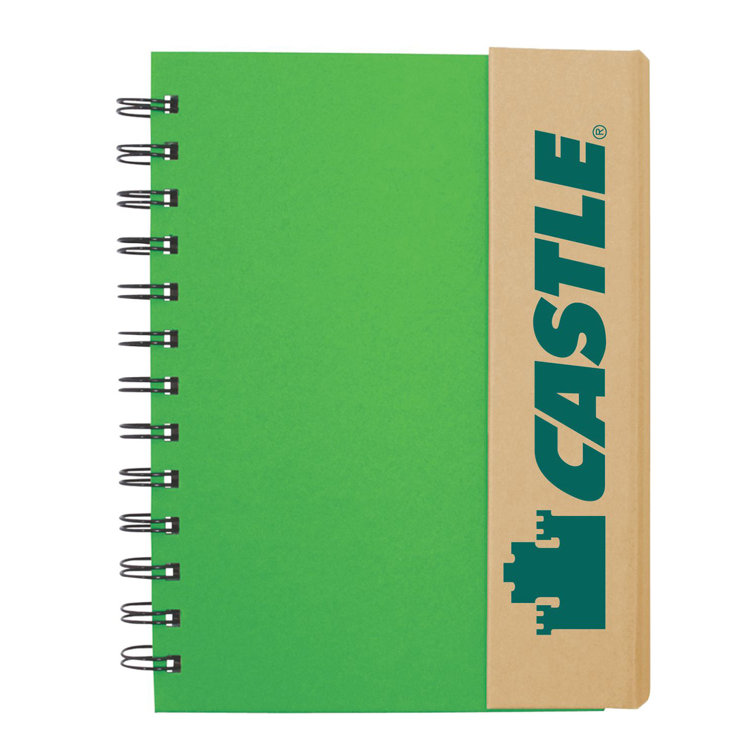 Eco-Recycled Journal w/Sticky Notes, Flags, & Pen 1