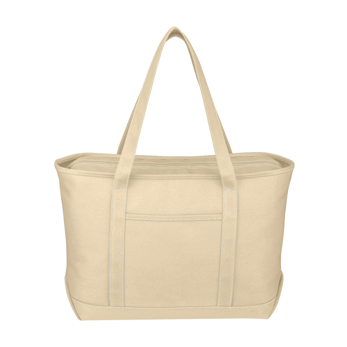 Full Color Large 24 Oz. Recycled Cotton Yacht Tote Bag 1
