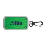 Reflector Clip-On Safety Light - Green Logo Reflector Clip-On Safety Light - Green Logo
