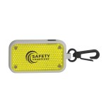 Reflector Clip-On Safety Light - Yellow Logo Reflector Clip-On Safety Light - Yellow Logo