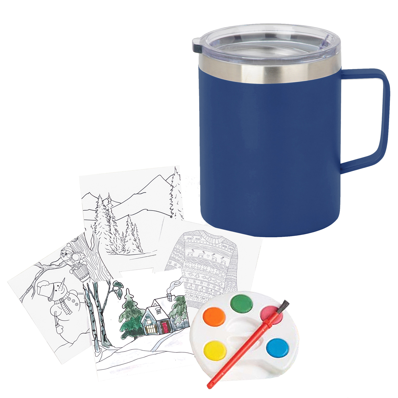 Holiday Adult Paint Set & Coffee Mug 1