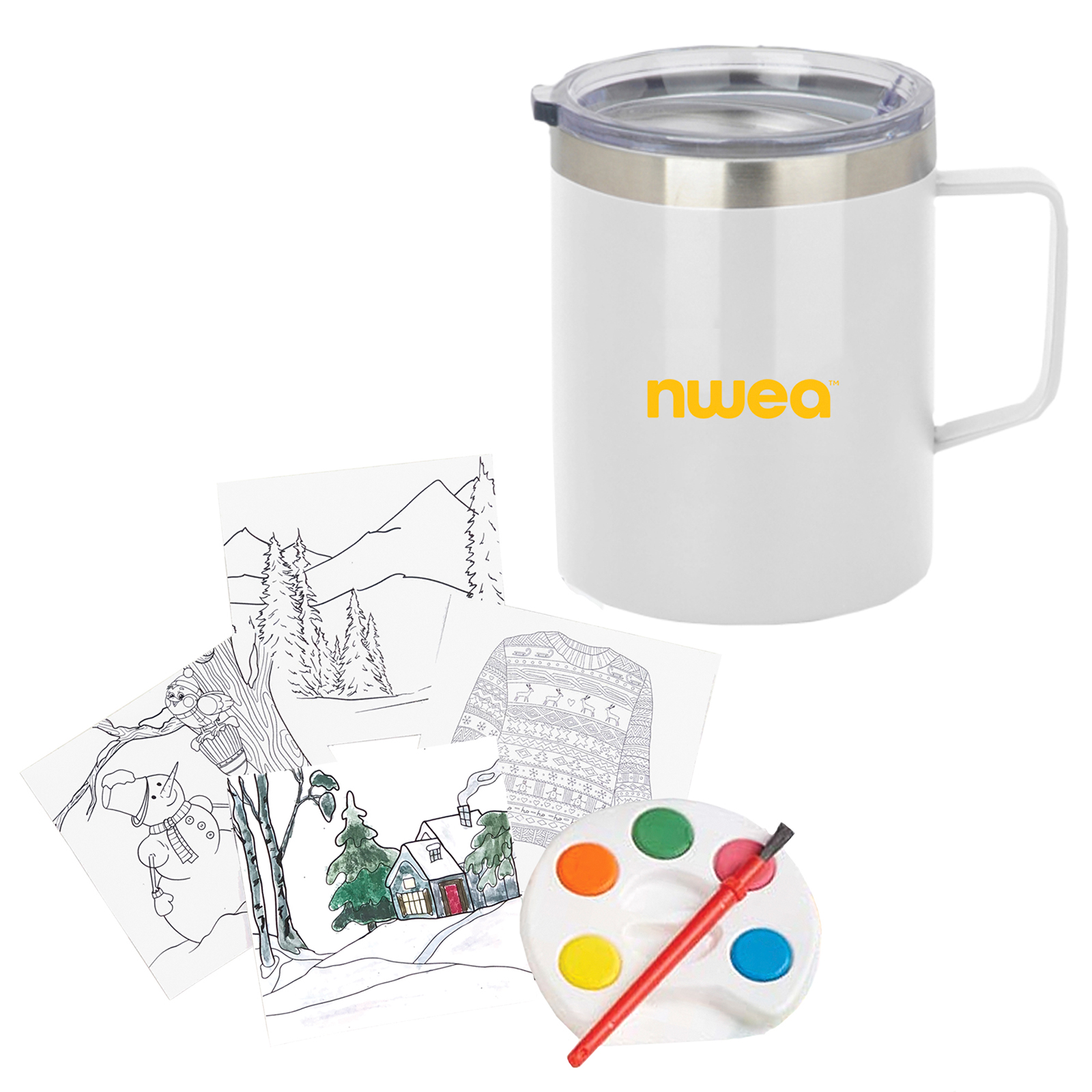 Holiday Adult Paint Set & Coffee Mug 1