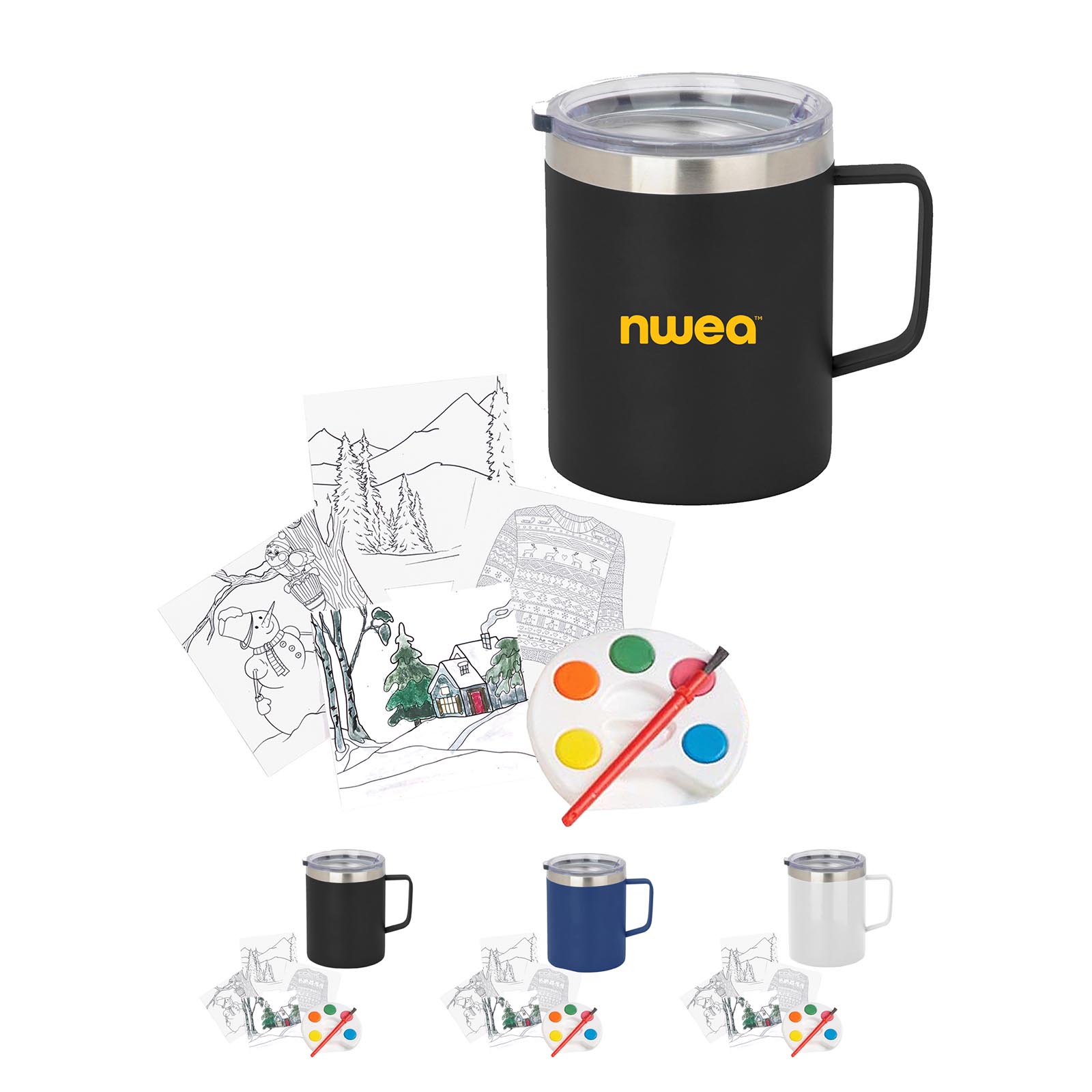 Holiday Adult Paint Set & Coffee Mug 1