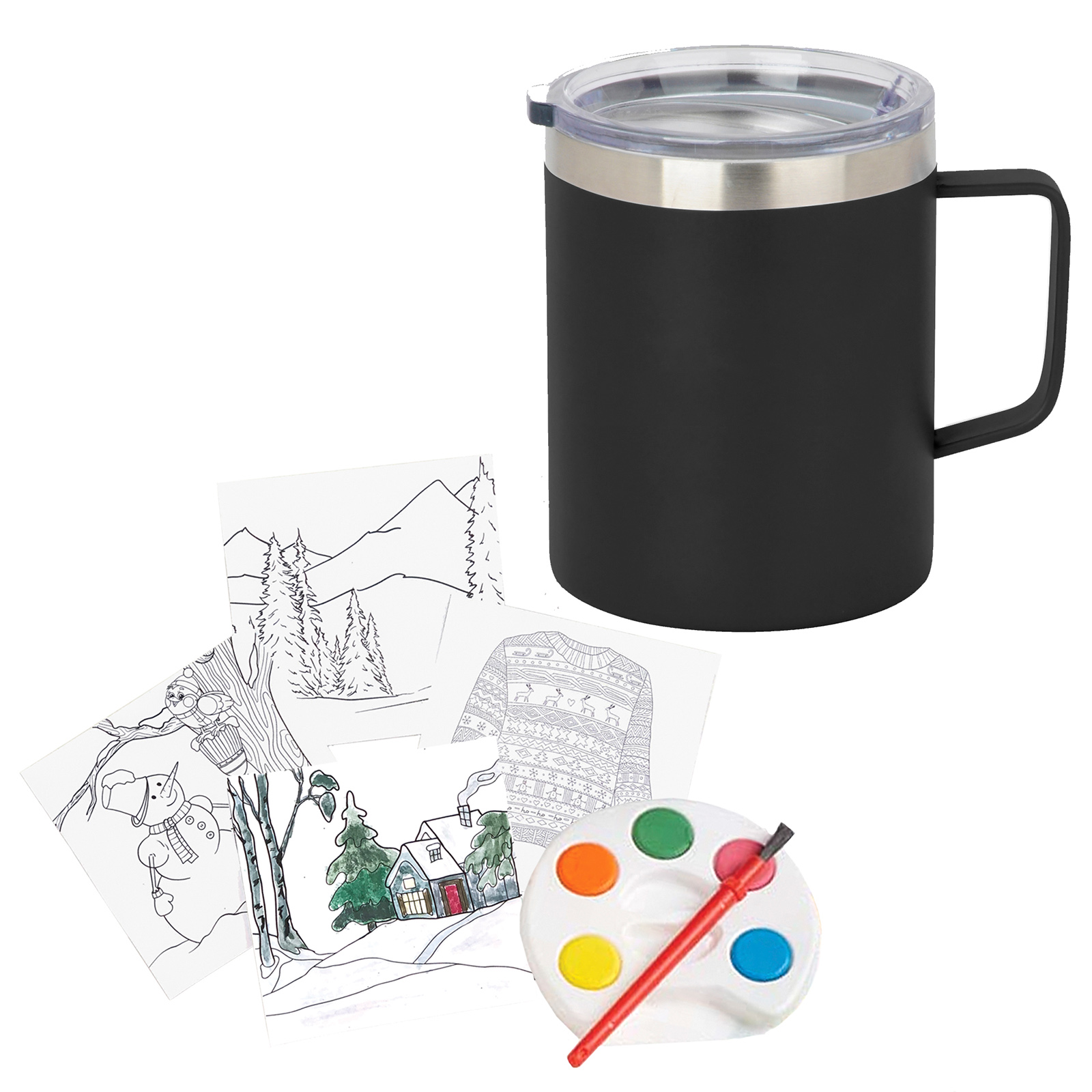 Holiday Adult Paint Set & Coffee Mug 1