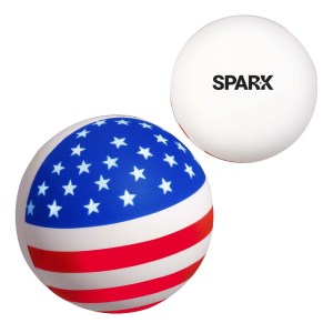 Stars and Stripes Patriotic Round Stress Ball 1 Stars and Stripes Patriotic Round Stress Ball 1