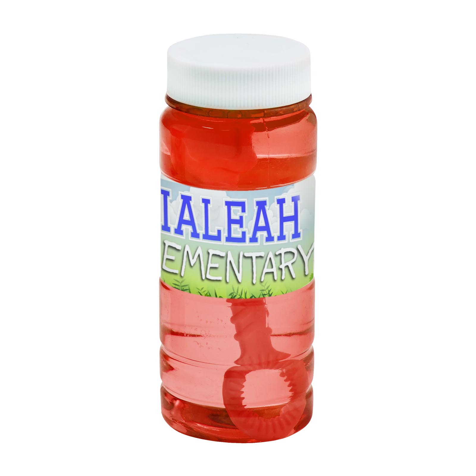 4 Oz. Translucent Bubbles w/Full Color Digital Label 1