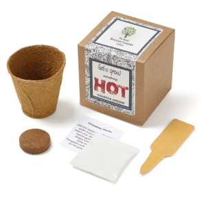 Growables Planter in Kraft Gift Box (Cayenne Peppers) 1 Growables Planter in Kraft Gift Box (Cayenne Peppers) 1