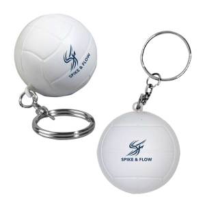 Volleyball Stress Reliever Keychain 1 Volleyball Stress Reliever Keychain 1