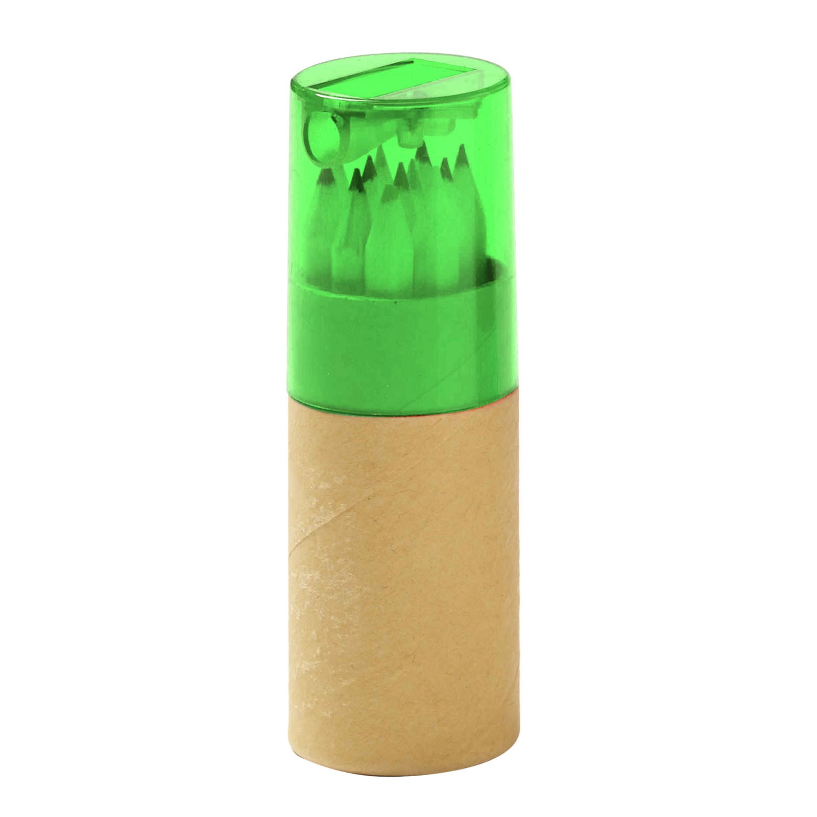 12 Colored Pencil Set in Tube w/Sharpener 1