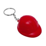 Hard Hat Stress Reliever Keychain - Red Blank Hard Hat Stress Reliever Keychain - Red Blank