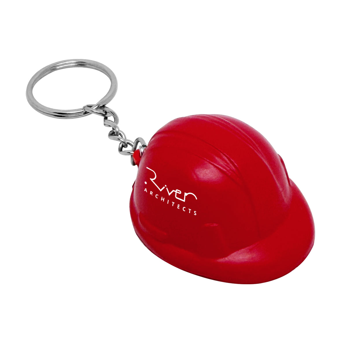 Hard Hat Stress Reliever Keychain 1