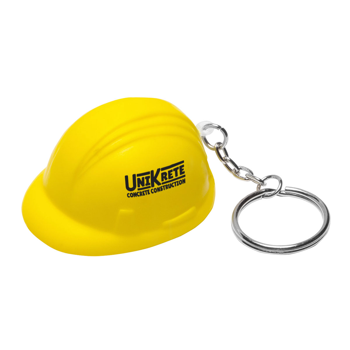 Hard Hat Stress Reliever Keychain 1