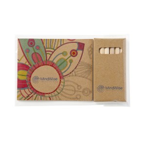 Adult Coloring Book & 6-Color Pencil Set To-Go 1 Adult Coloring Book & 6-Color Pencil Set To-Go 1