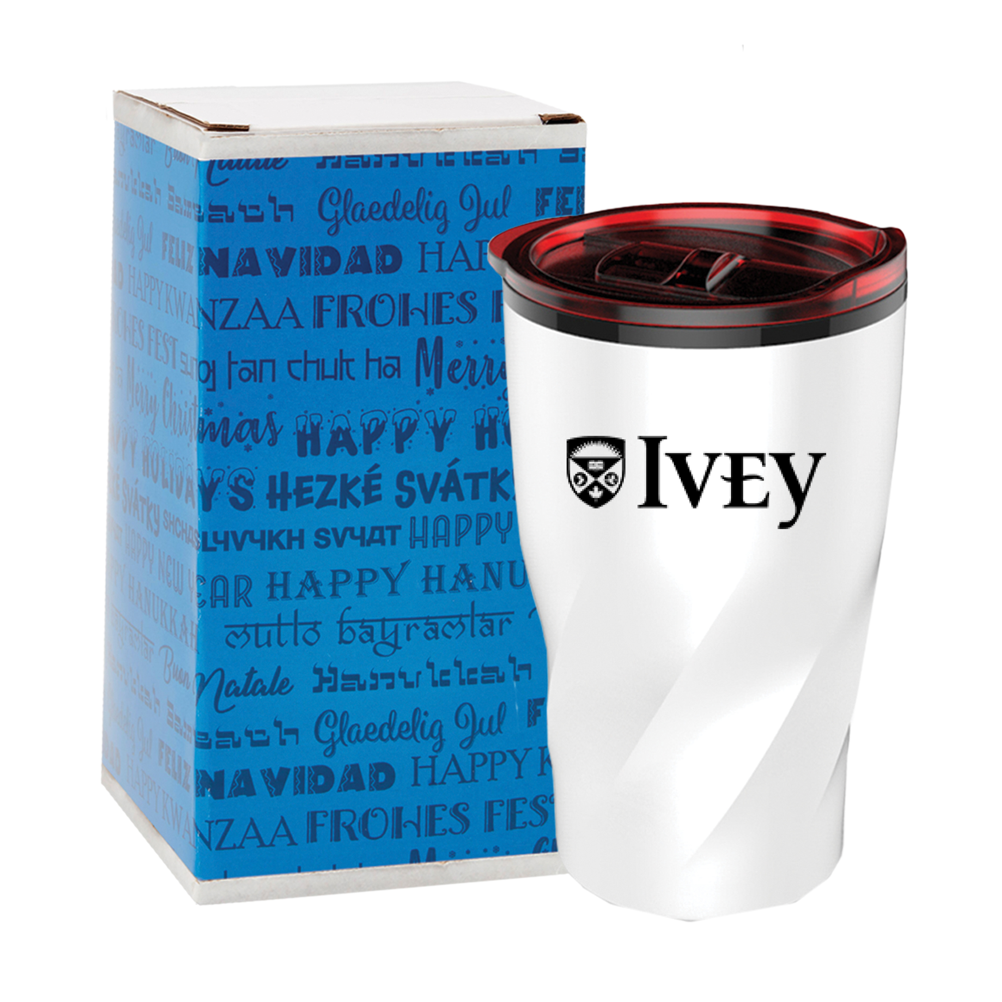 14 Oz. Stainless Steel Twisting Tumbler w/Lid 1