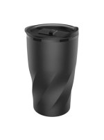 14 Oz. Stainless Steel Twisting Tumbler w/Lid - Black 14 Oz. Stainless Steel Twisting Tumbler w/Lid - Black