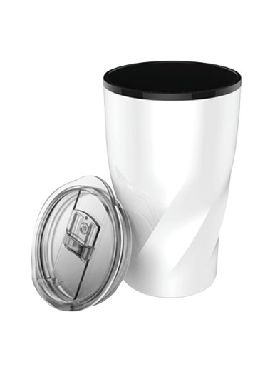 14 Oz. Stainless Steel Twisting Tumbler w/Lid 1