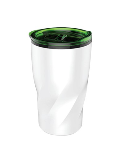 14 Oz. Stainless Steel Twisting Tumbler w/Lid 1