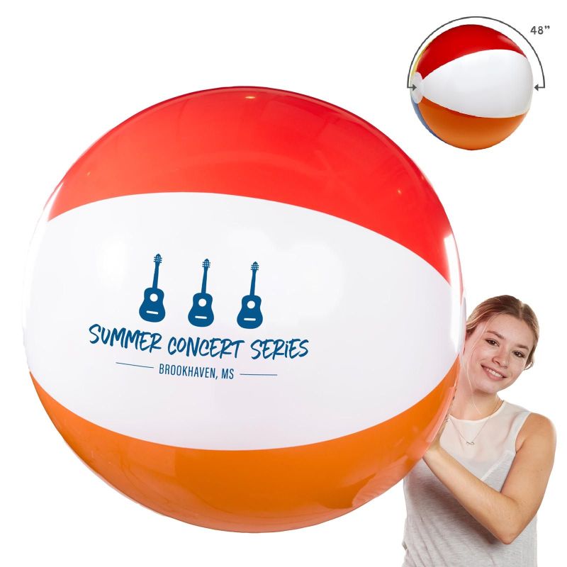 48" Giant 6 Color Beach Ball 1 48" Giant 6 Color Beach Ball 1