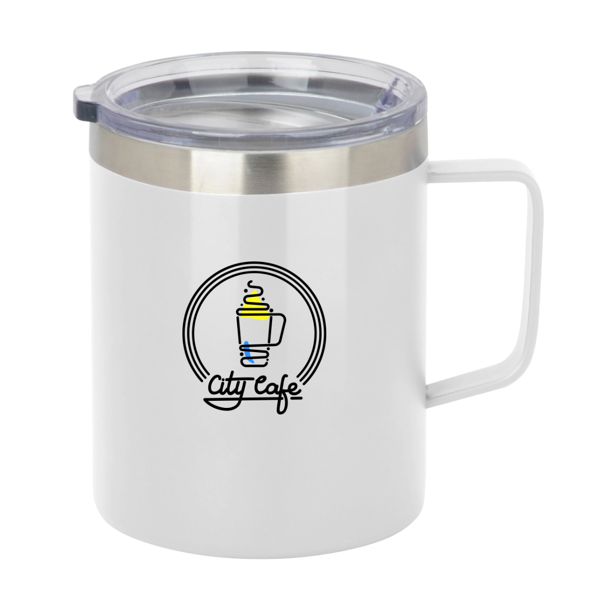 12 Oz. Vacuum Insulated Coffee Mug 1