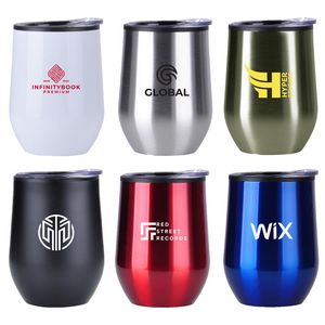 12 Oz. Stainless Steel Wine Mug 1