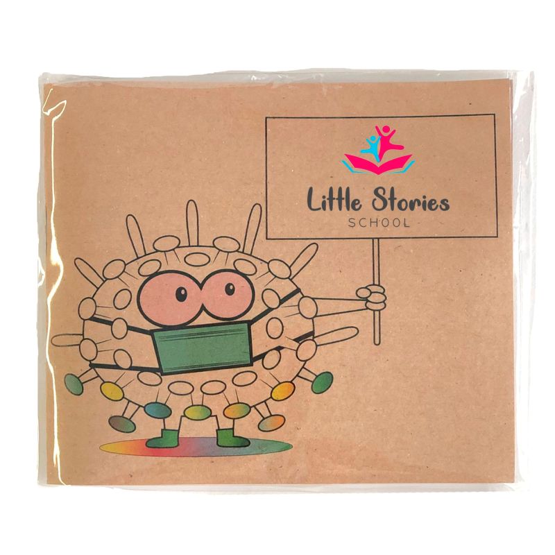 Germs Kids Coloring Book & 6-Color Pencil Set To-Go 1 Germs Kids Coloring Book & 6-Color Pencil Set To-Go 1