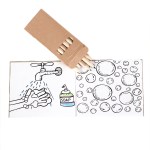 Germs Kids Coloring Book & 6-Color Pencil Set To-Go 2 Germs Kids Coloring Book & 6-Color Pencil Set To-Go 2