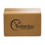 Shipping Box Shape Stress Reliever - Red/White Logo Shipping Box Shape Stress Reliever - Red/White Logo