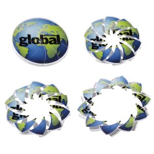 Jornikolor Digitally Printed All-White Incredible Expanding Flying Disc 1 Jornikolor Digitally Printed All-White Incredible Expanding Flying Disc 1