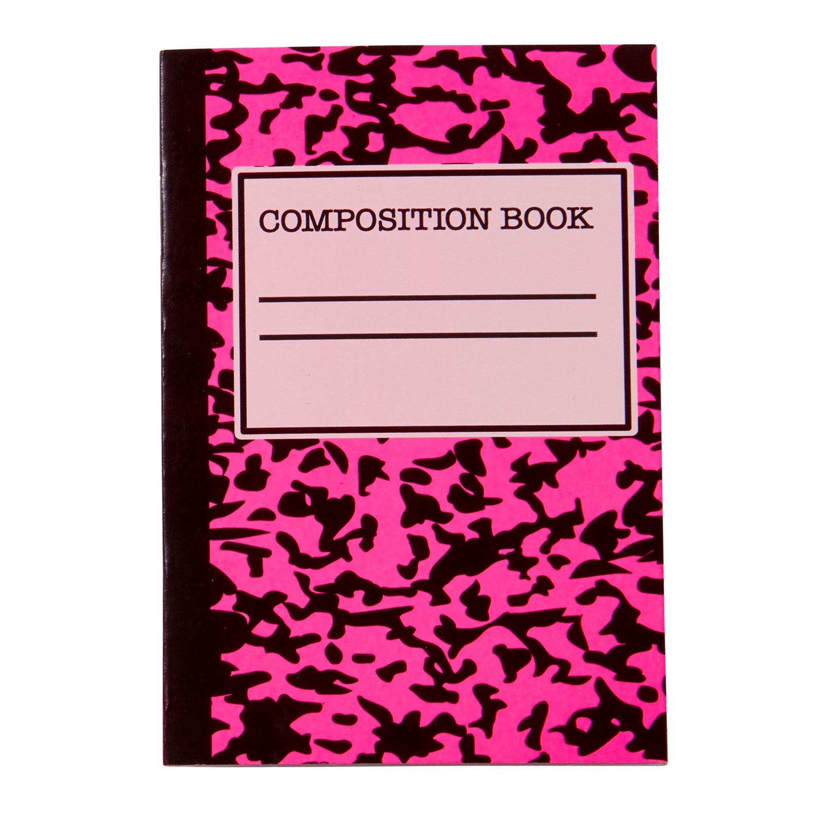 Mini Neon Composition Notebook 1