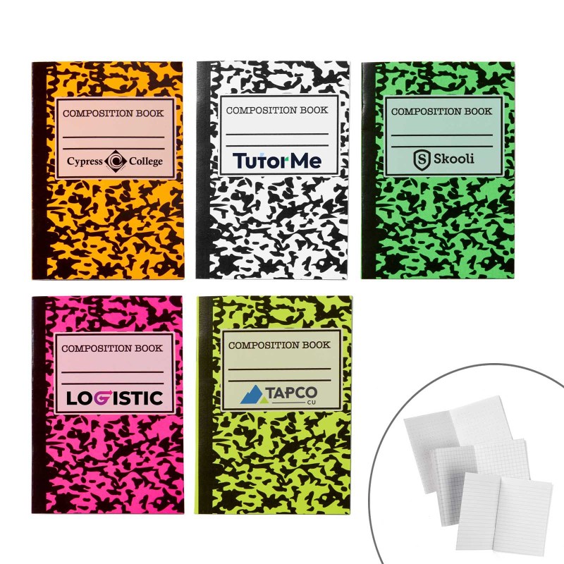 Mini Neon Composition Notebook 1 Mini Neon Composition Notebook 1