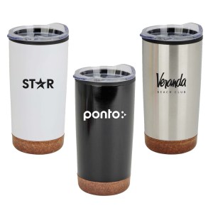 20 Oz. Stainless Steel PP Cork Base Tumbler 1 20 Oz. Stainless Steel PP Cork Base Tumbler 1