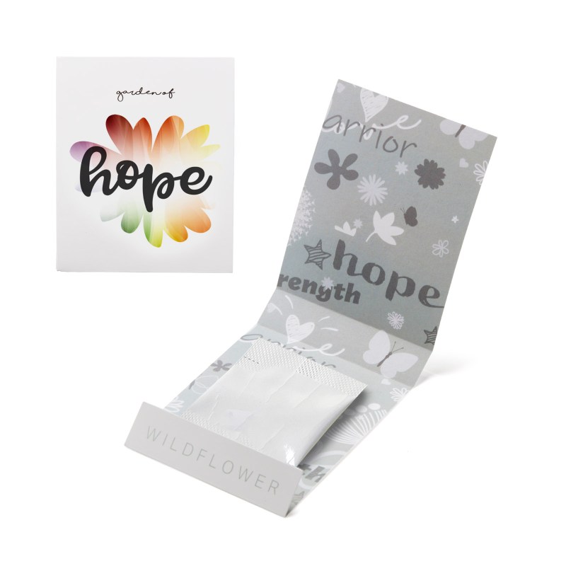 Gray Garden of Hope Matchbook 1 Gray Garden of Hope Matchbook 1