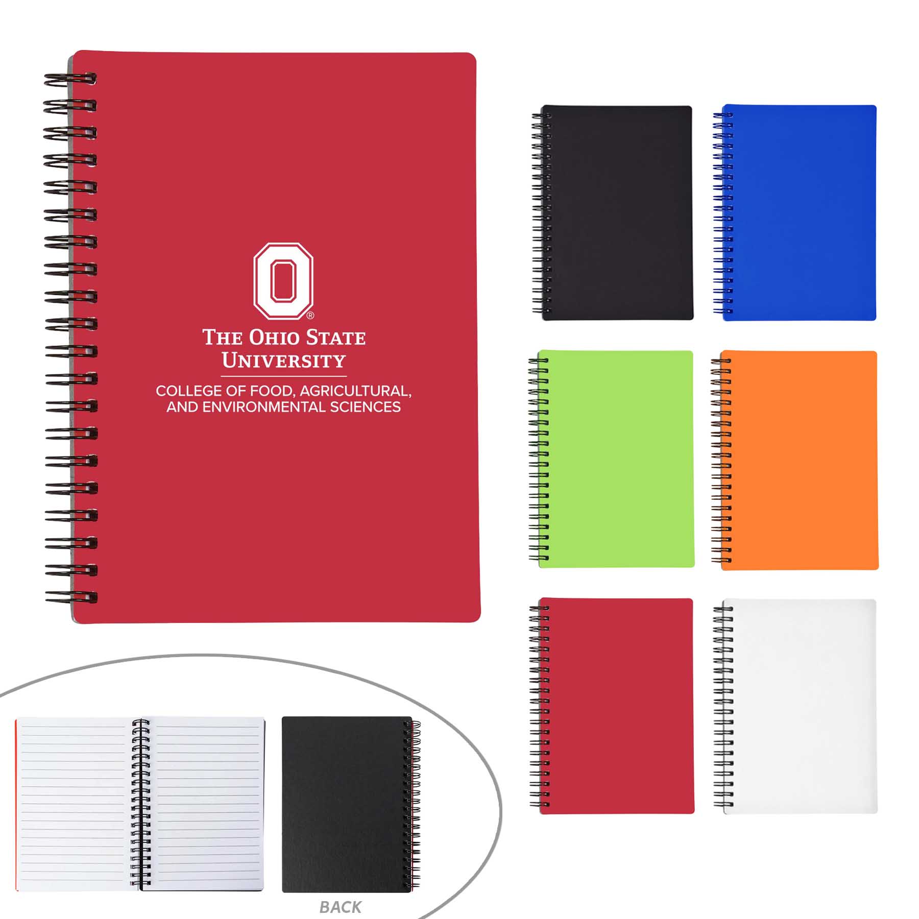 Eco Rubber Spiral Notebook 1