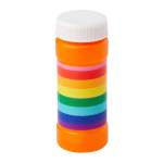 2 Oz. Pride Bubbles Imprinted On Cap - Orange/Rainbow 2 Oz. Pride Bubbles Imprinted On Cap - Orange/Rainbow