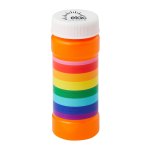 2 Oz. Pride Bubbles Imprinted On Cap - Orange/Rainbow 2 Oz. Pride Bubbles Imprinted On Cap - Orange/Rainbow