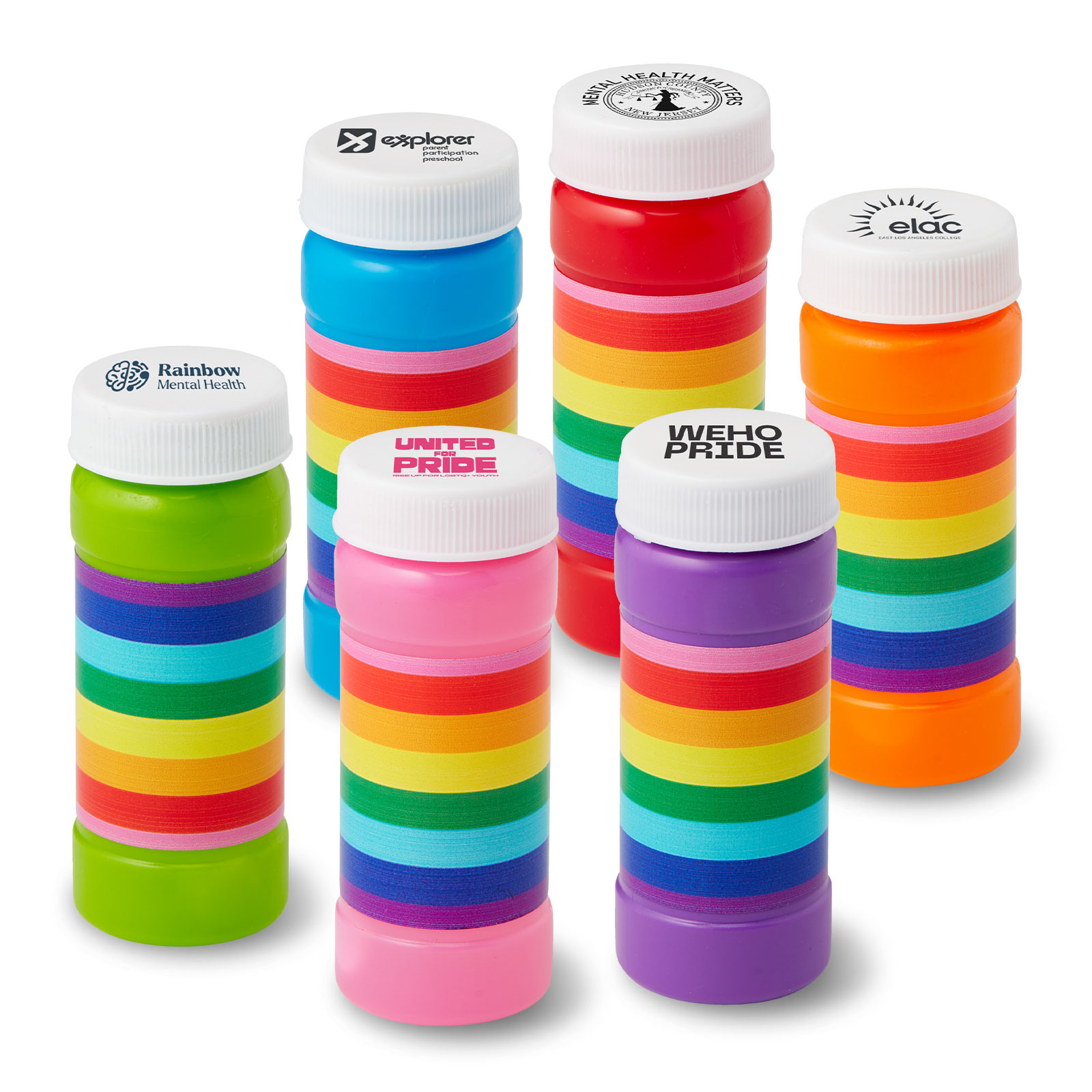 2 Oz. Pride Bubbles Imprinted On Cap 1
