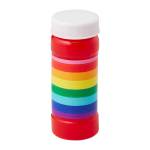 2 Oz. Pride Bubbles Imprinted On Cap - Red/Rainbow 2 Oz. Pride Bubbles Imprinted On Cap - Red/Rainbow