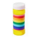 2 Oz. Pride Bubbles Imprinted On Cap - Yellow/Rainbow Blank 2 Oz. Pride Bubbles Imprinted On Cap - Yellow/Rainbow Blank
