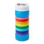 2 Oz. Pride Bubbles Imprinted On Cap - Blue/Rainbow 2 Oz. Pride Bubbles Imprinted On Cap - Blue/Rainbow